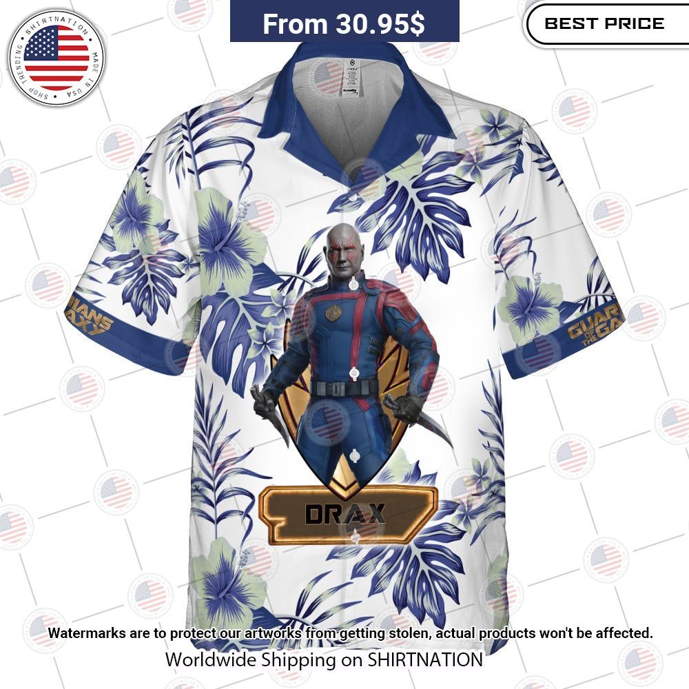 Drax Guardians of the Galaxy 2023 Hawaiian Shirt Your beauty is irresistible.