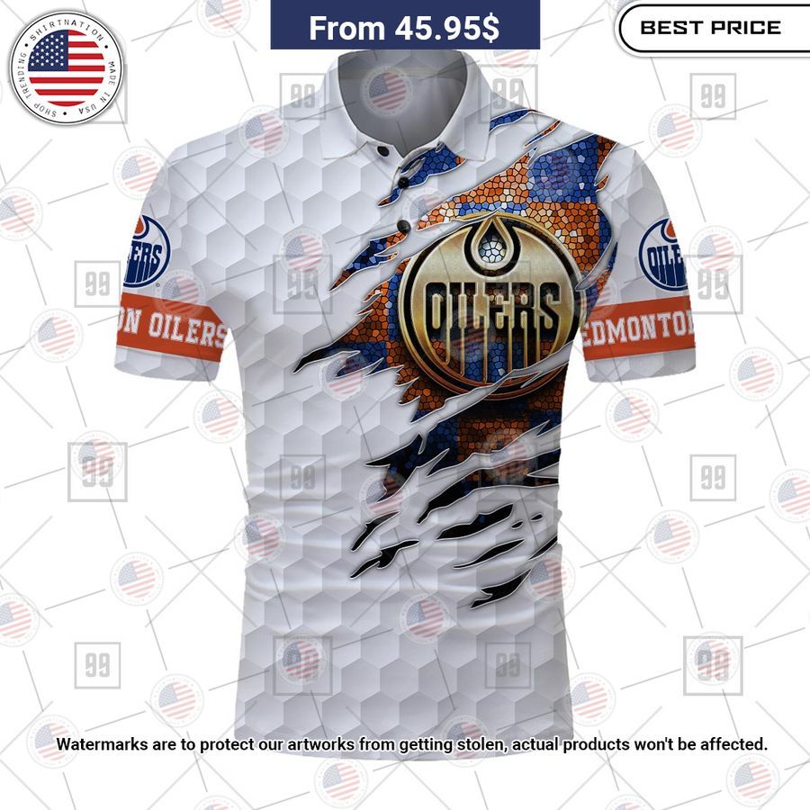 Edmonton Oilers Custom Polo Stand easy bro