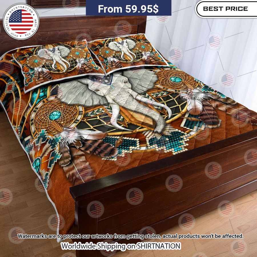 Elephant Native American Leather Bedding I am in love with your dress