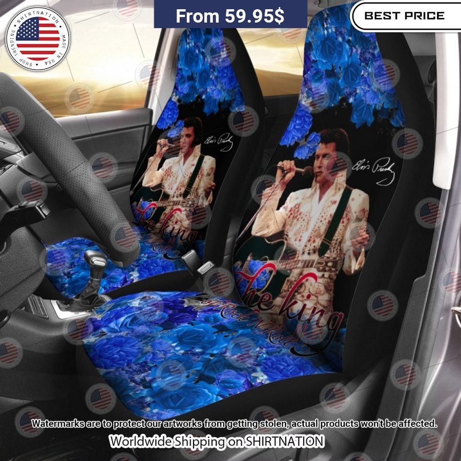 Elvis Presley Seat Cover You look beautiful forever