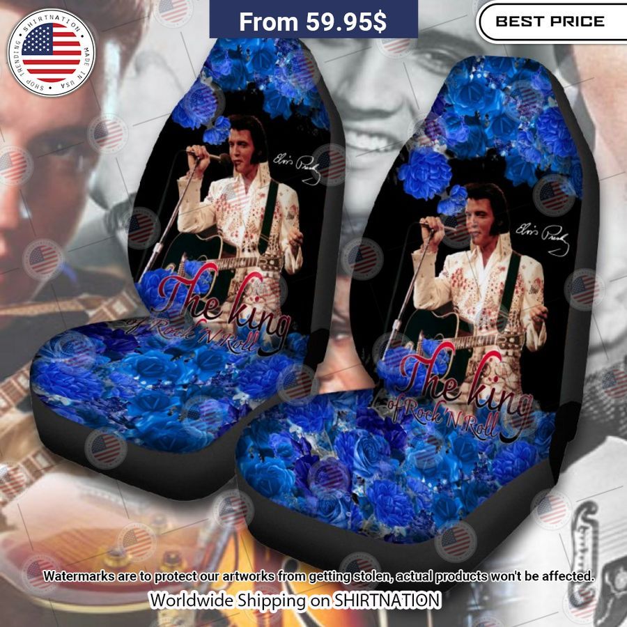 Elvis Presley Seat Cover I am in love with your dress