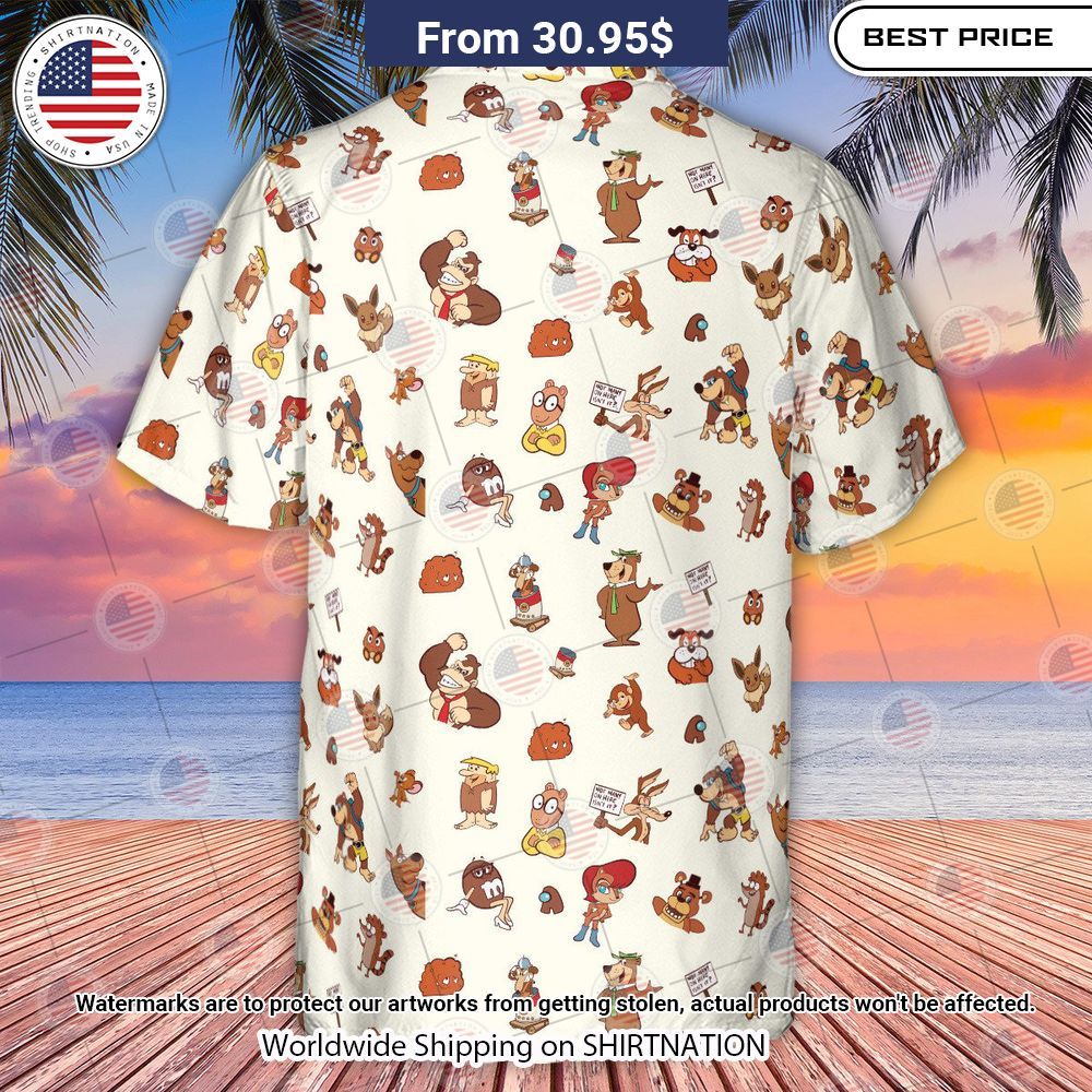 Famous Cartoon Characters Hawaiian Shirt Oh my God you have put on so much!