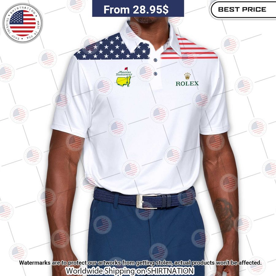 Flag Of The US Rolex Masters Tournament Polo Shirt