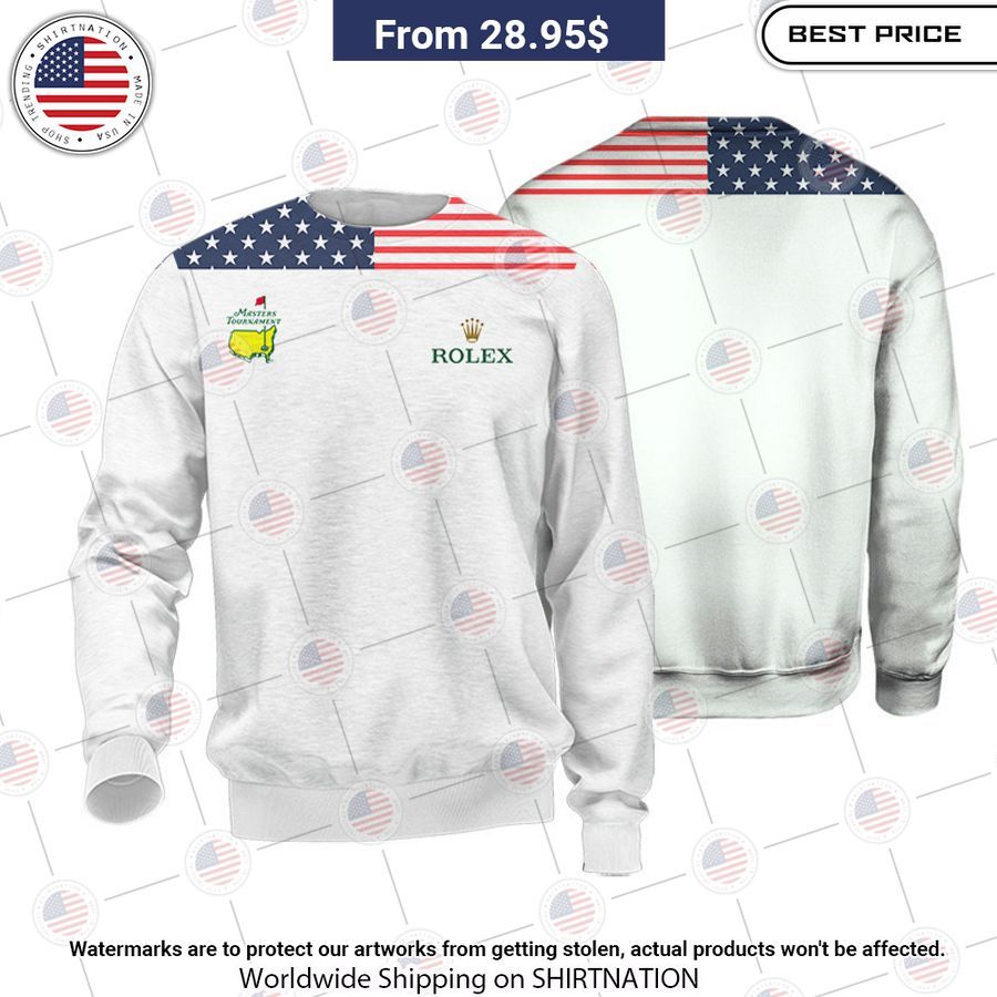 Flag Of The US Rolex Masters Tournament Polo Nice photo dude