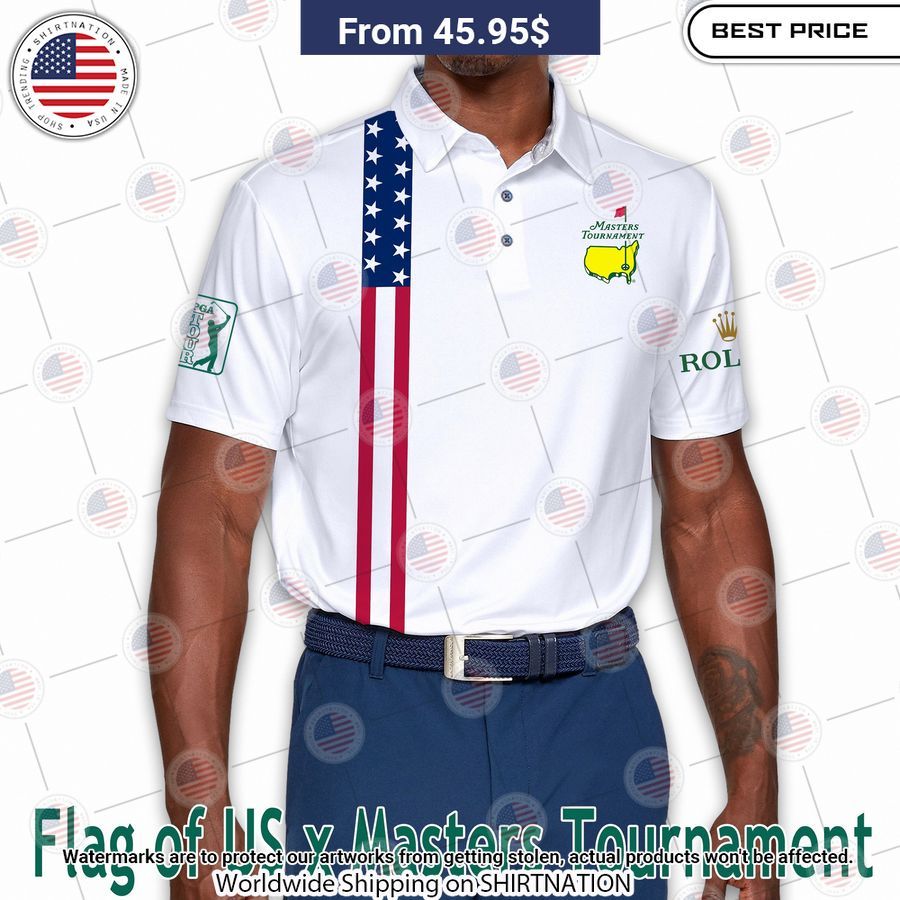 Flag Of US Masters Tournament Rolex Polo