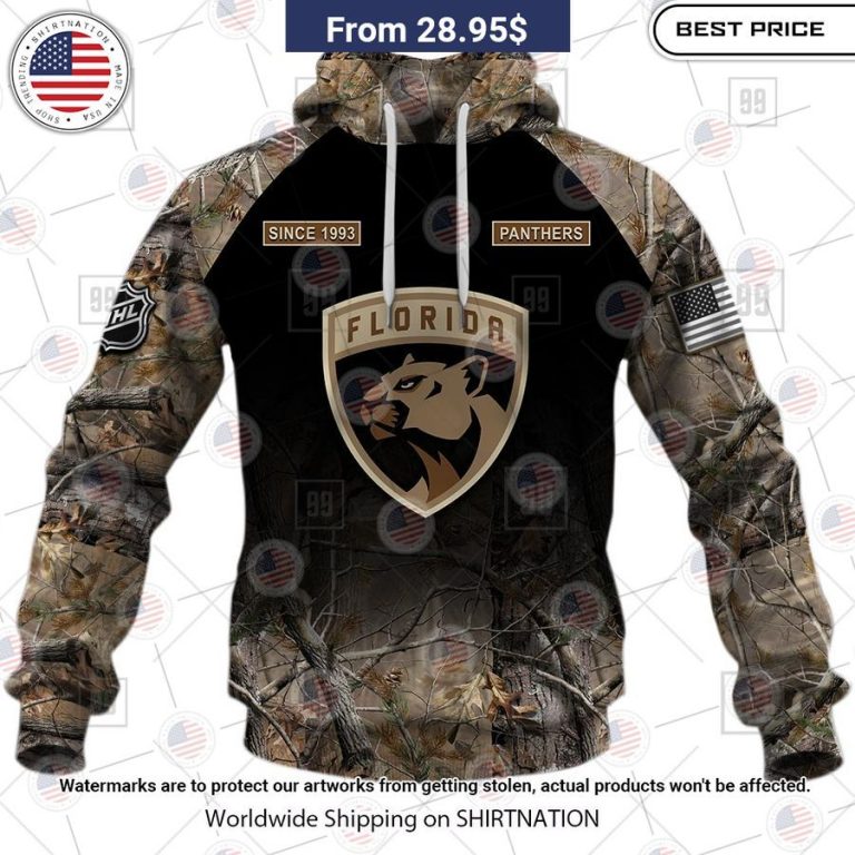 Florida Panthers Camouflage Custom Hoodie Amazing Pic