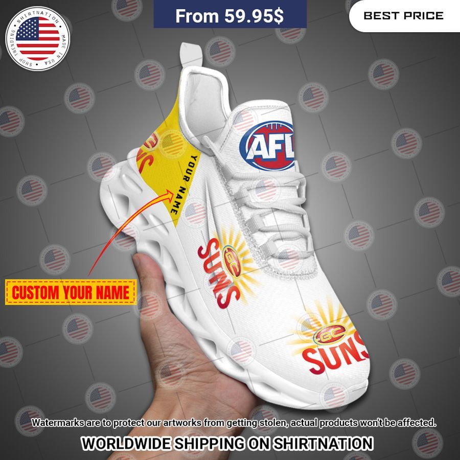 Gold Coast Suns Custom Max Soul Shoes Have you joined a gymnasium?