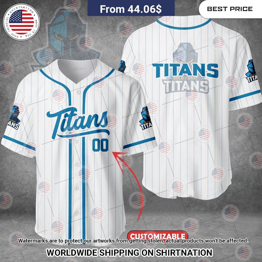 Gold Coast Titans Custom Baseball Jersey You guys complement each other