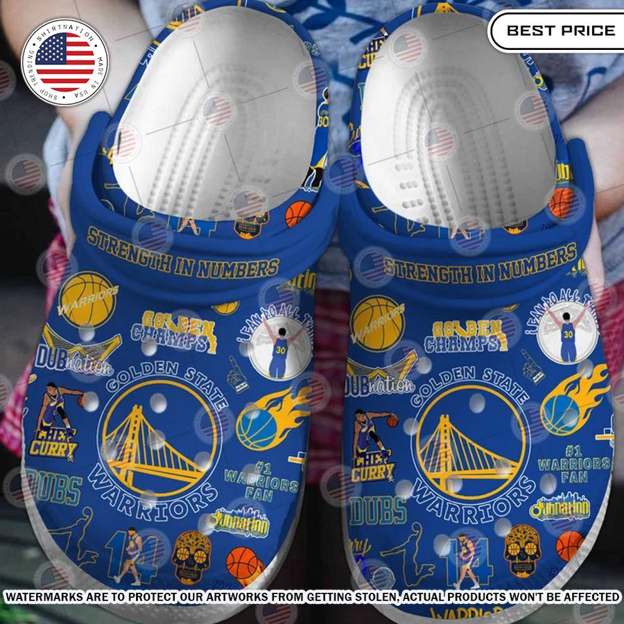 Golden State Warriors Crocband Shoes Cutting dash