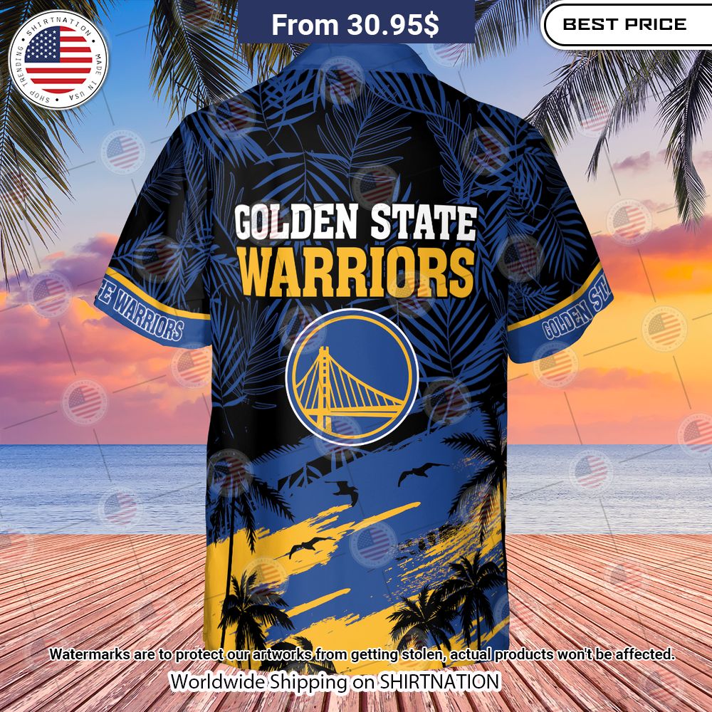 Golden State Warriors NBA 2023 Hawaiian Shirt Lovely smile