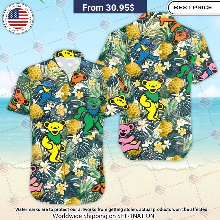 grateful dead dancing bears pineapple fores hawaiian shirt 1 228.jpg