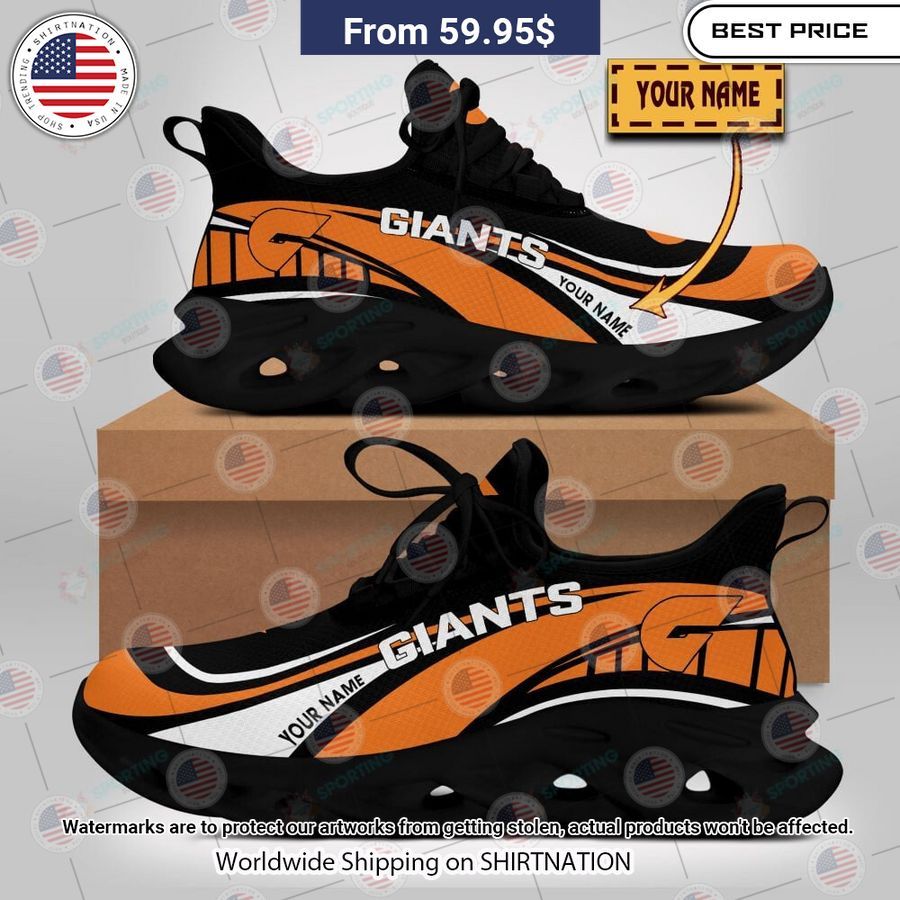 Greater Western Sydney Giants Custom Clunky Max Soul Shoes