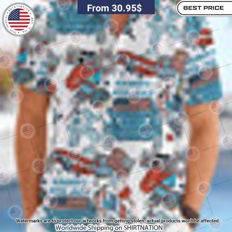 Groovy Fourth Of July Hawaiian Shirt Royal Pic of yours