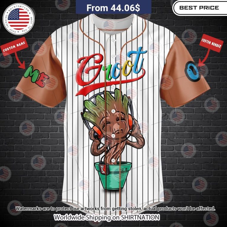 Guardian Of The Galaxy Groot Custom Baseball Jersey It is too funny