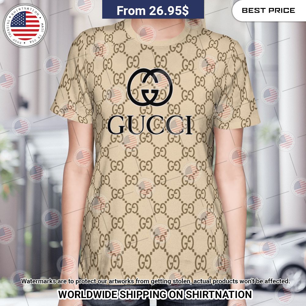 Gucci Brand 3D T Shirt You tried editing this time?