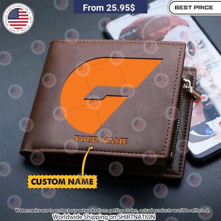 GWS GIANTS Custom Leather Wallet Amazing Pic