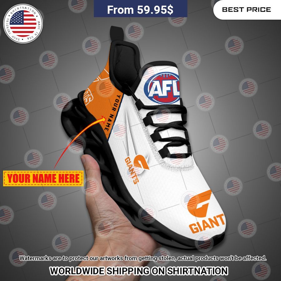 GWS Giants Custom Max Soul Shoes Amazing Pic