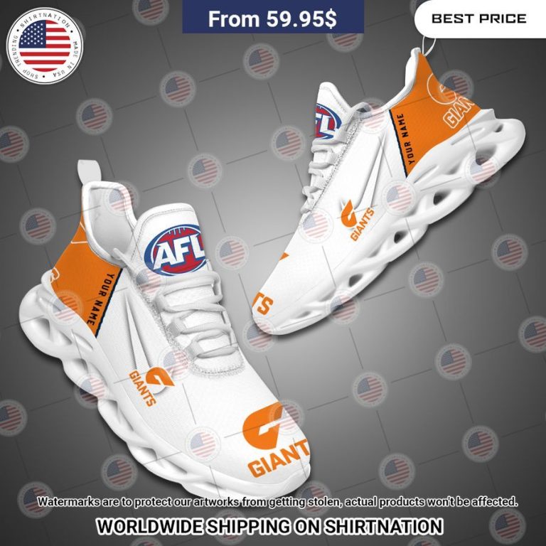 GWS Giants Custom Max Soul Shoes Beautiful Mom, beautiful daughter