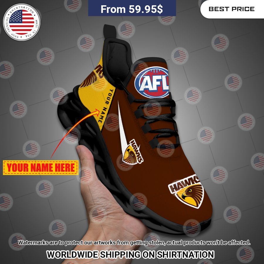 Hawthorn Hawks Custom Max Soul Shoes Eye soothing picture dear