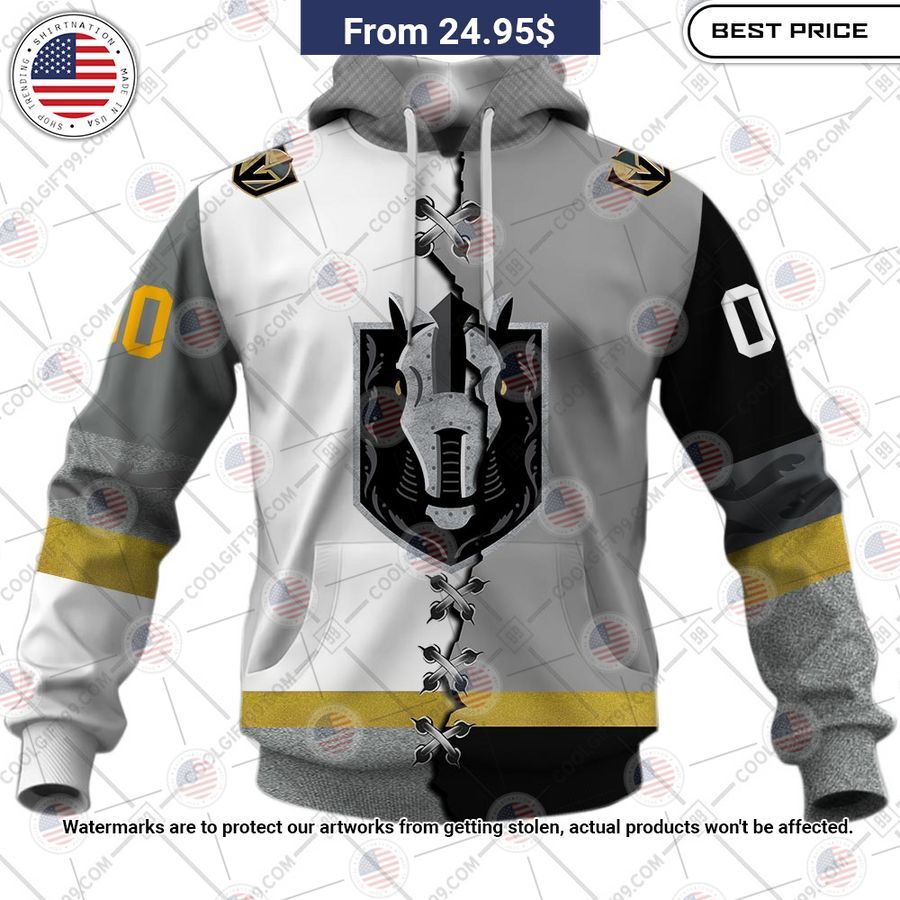 Henderson Silver Knights Mix Jersey Custom Hoodie Good click