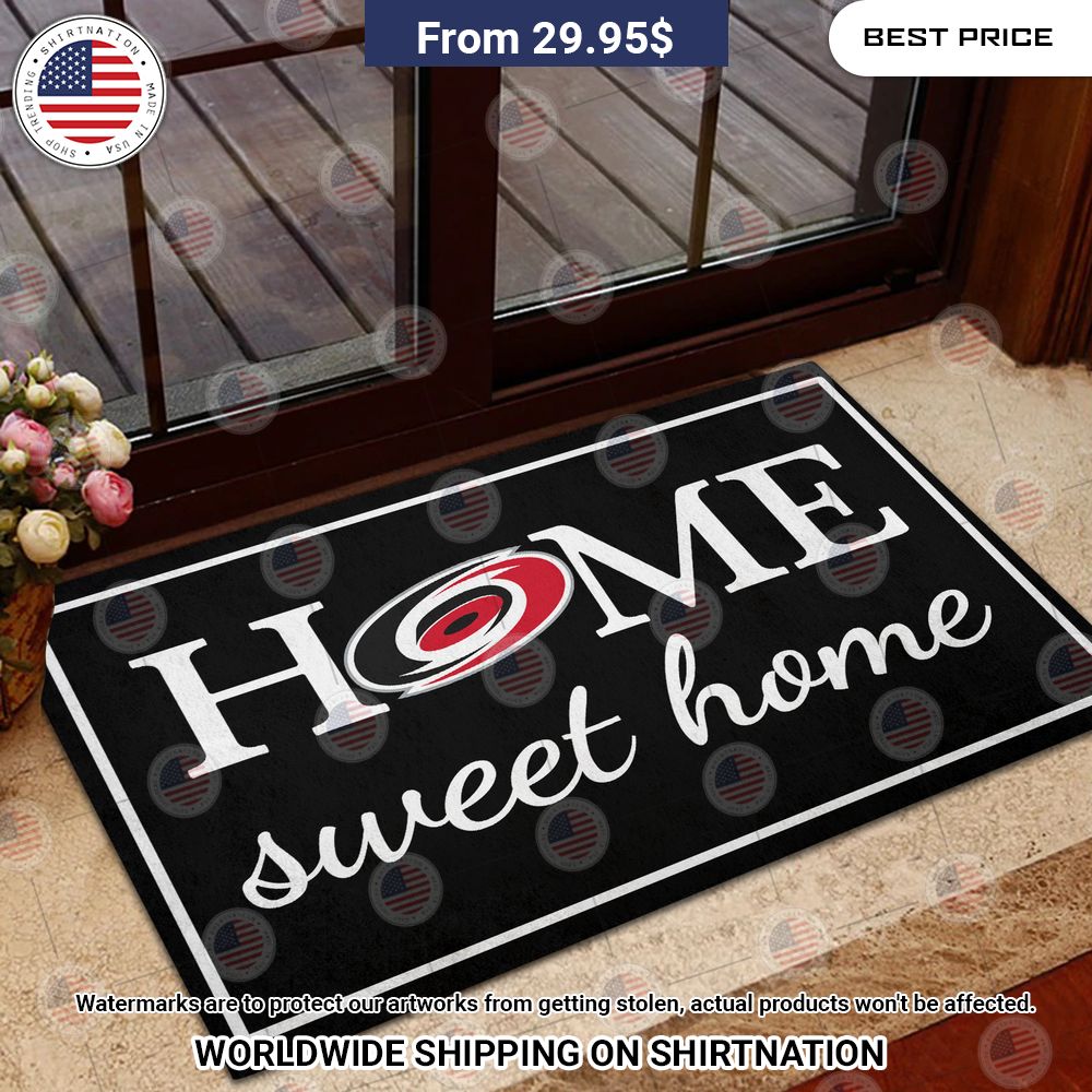 Home Sweet Home Carolina Hurricanes Doormat Stunning