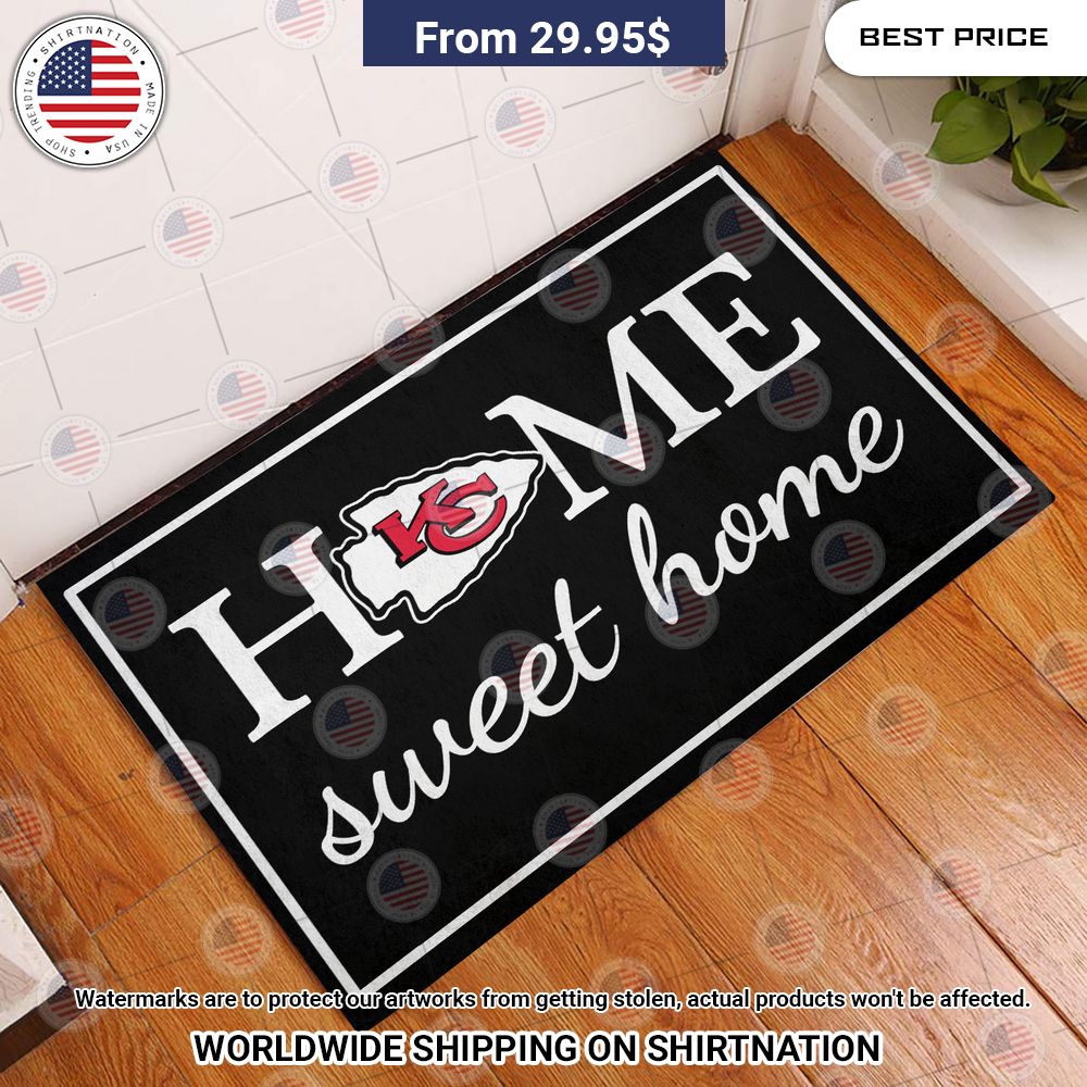 Home Sweet Home Kansas City Chiefs Doormat How did you learn to click so well