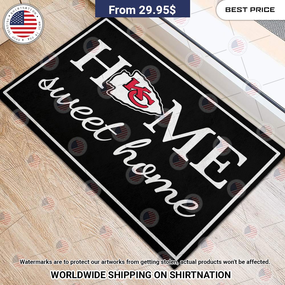 Home Sweet Home Kansas City Chiefs Doormat Eye soothing picture dear