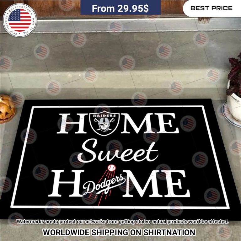 home sweet home las vegas raiders and los angeles dodgers doormat 1 124.jpg