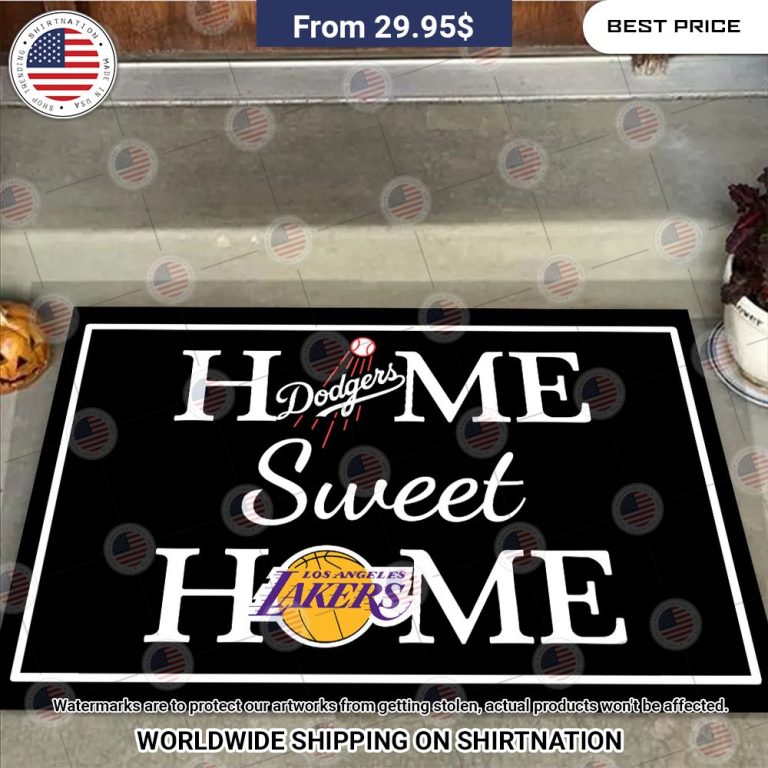 home sweet home los angeles dodgers and los angeles lakers doormat 1 413.jpg