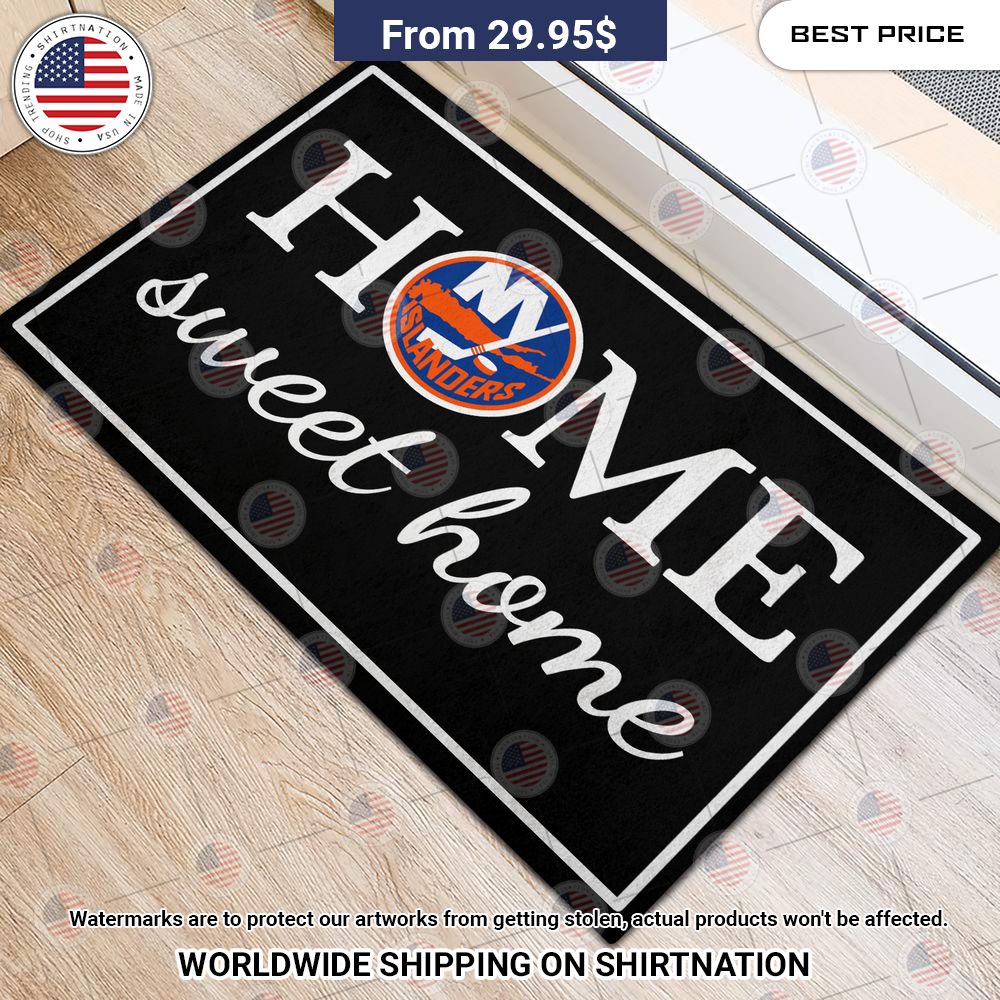 Home Sweet Home New York Islanders Doormat Long time