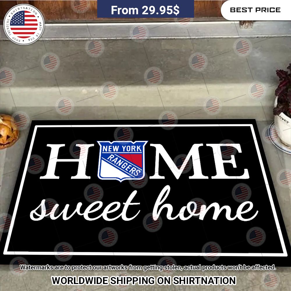Home Sweet Home New York Rangers Doormat Wow, cute pie