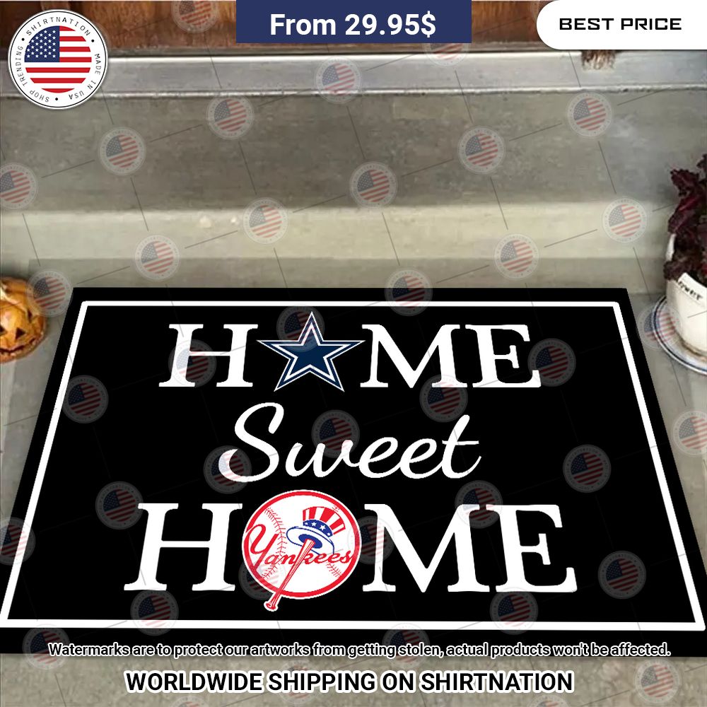 home sweet home new york yankees and dallas cowboys doormat 1 673.jpg