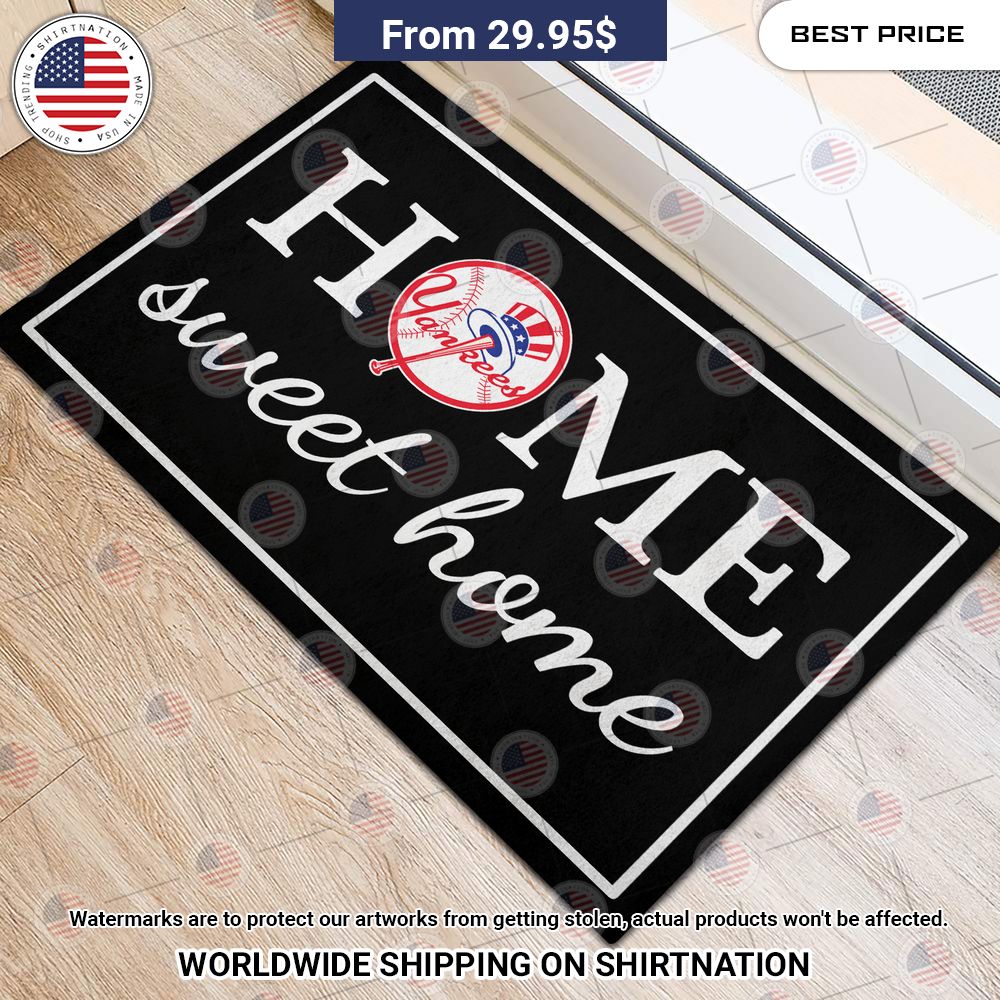Home Sweet Home New York Yankees Doormat Nice Pic