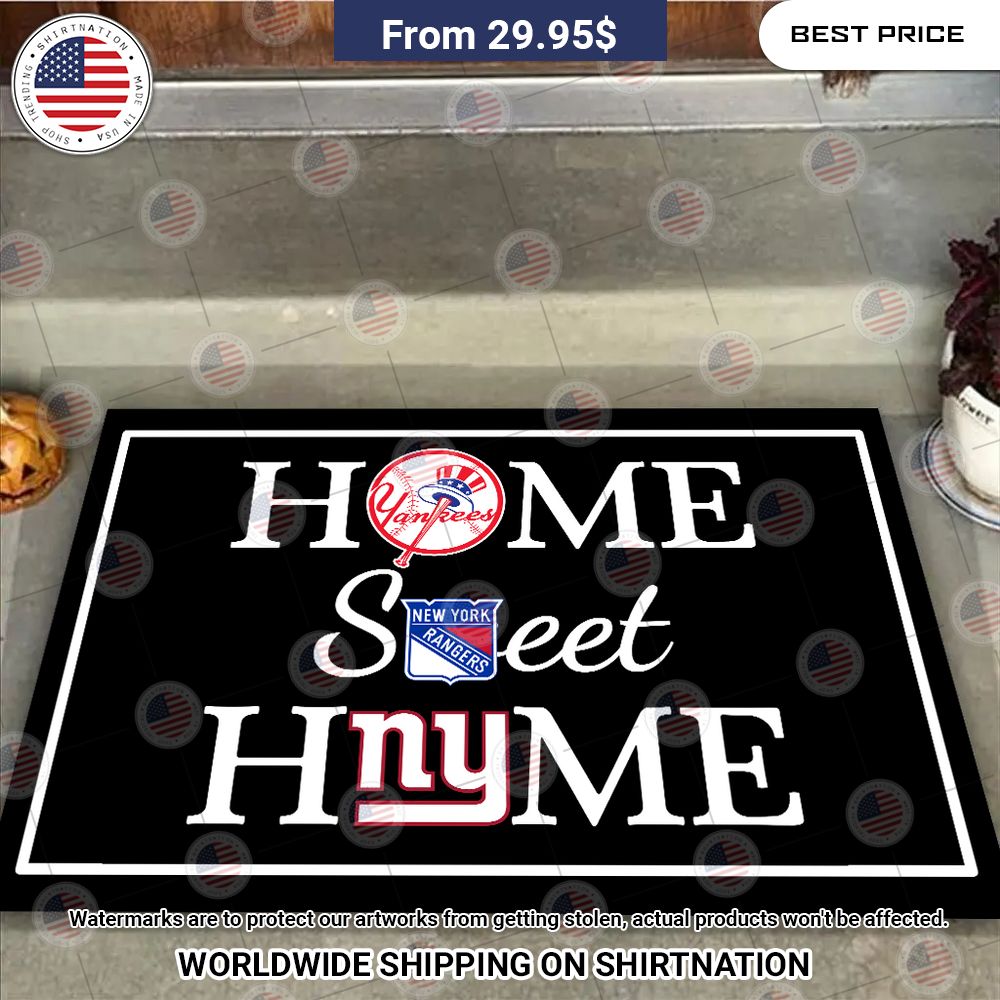 home sweet home new york yankees new york rangers new york giants doormat 1 512.jpg