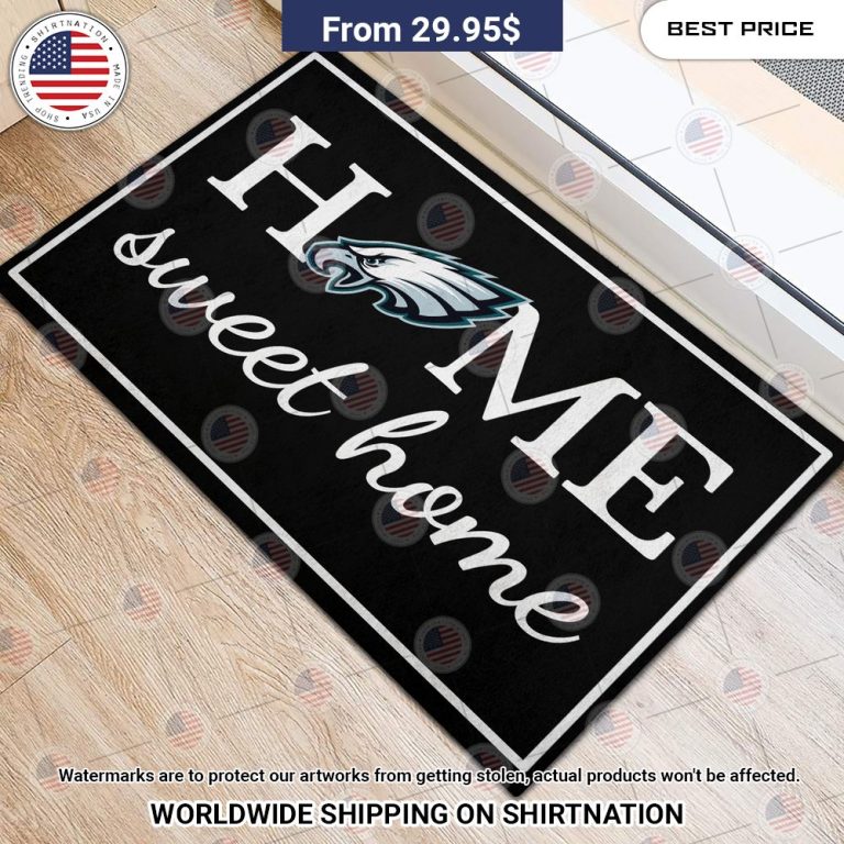 Home Sweet Home Philadelphia Eagles Doormat Wow, cute pie