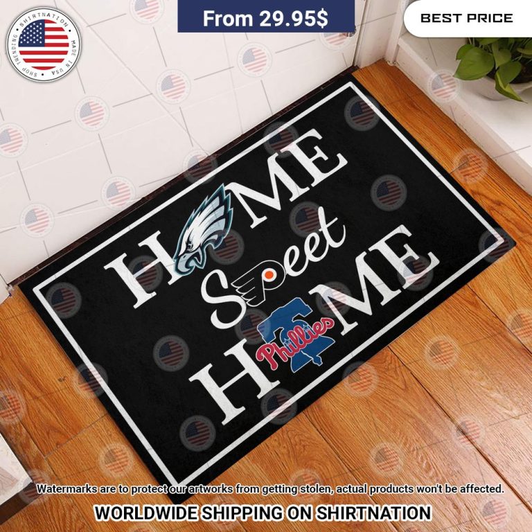 home sweet home philadelphia eagles philadelphia phillies philadelphia flyers doormat 2 903.jpg