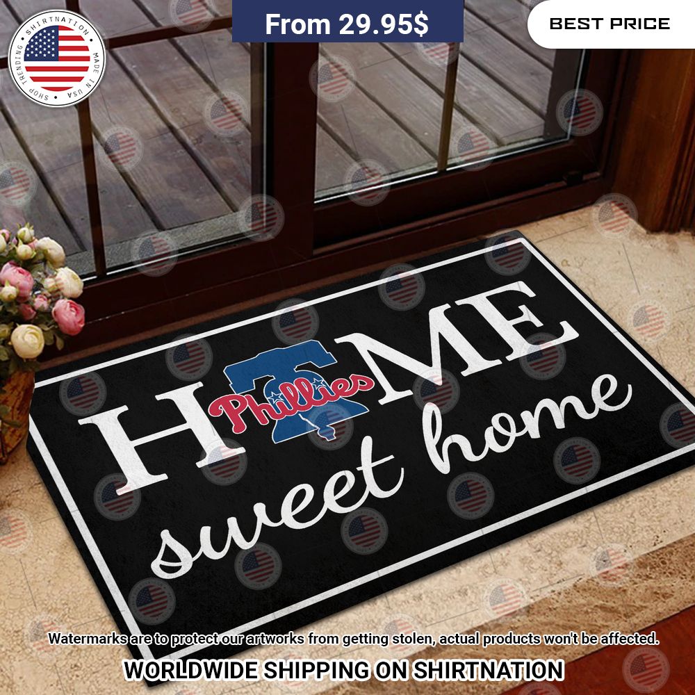 Home Sweet Home Philadelphia Phillies Doormat Heroine