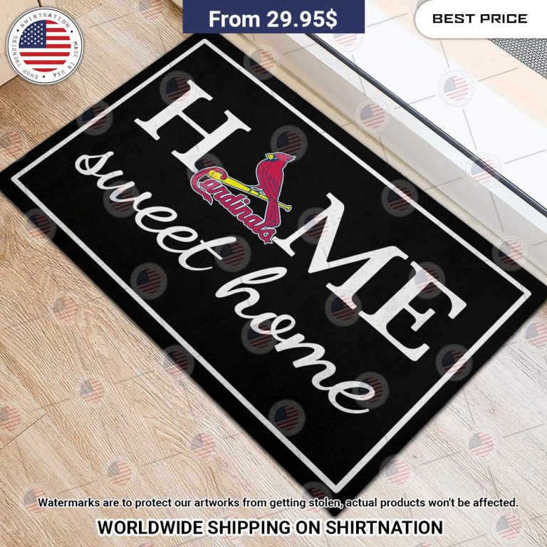 Home Sweet Home St. Louis Cardinals Doormat Eye soothing picture dear