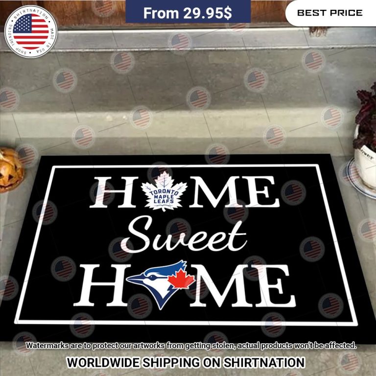 home sweet home toronto maple leafs and toronto blue jays doormat 1 144.jpg