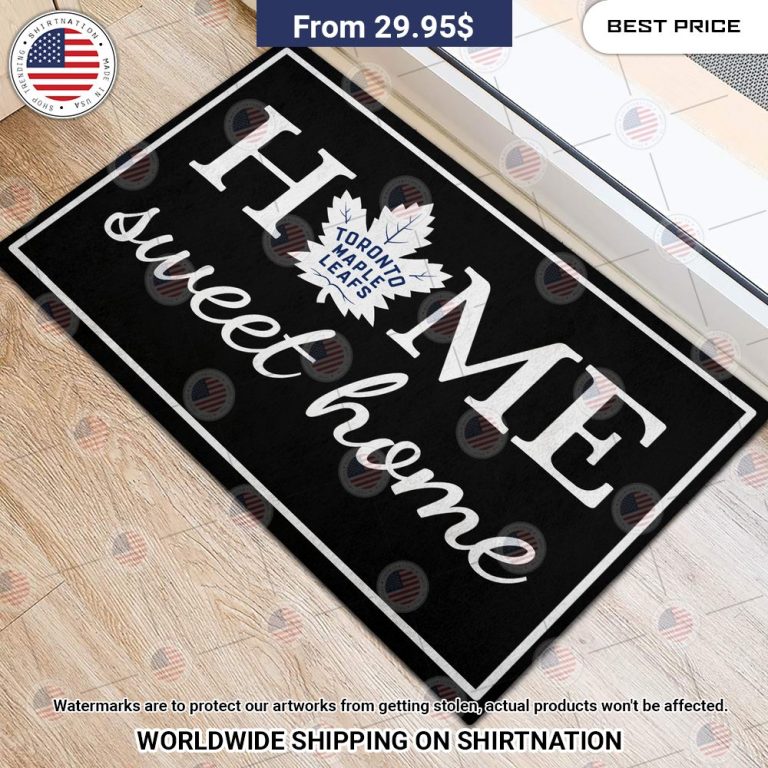 Home Sweet Home Toronto Maple Leafs Doormat Wow, cute pie