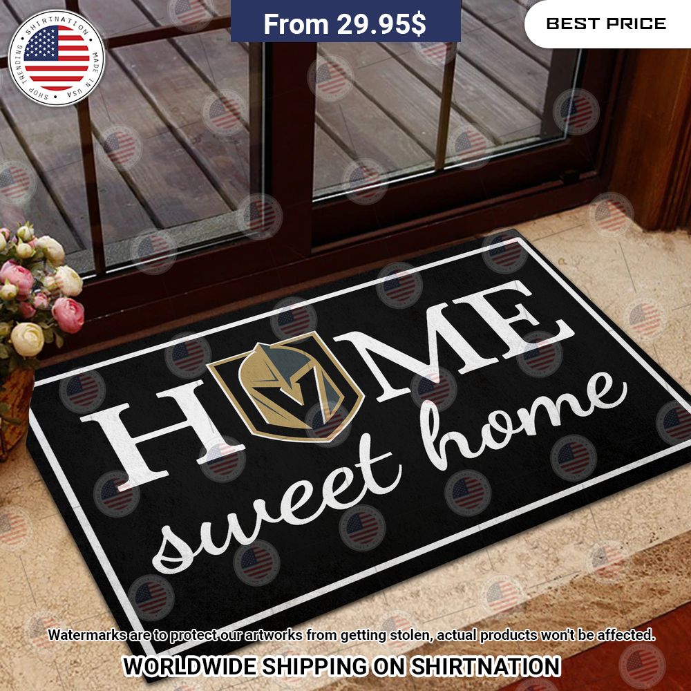 Home Sweet Home Vegas Golden Knights Doormat Good look mam