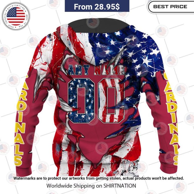 HOT Arizona Cardinals US Flag Angel Shirt I like your dress, it is amazing