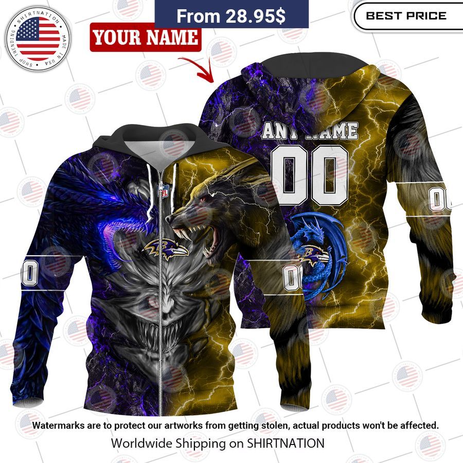 HOT Baltimore Ravens Demon Face Shirt