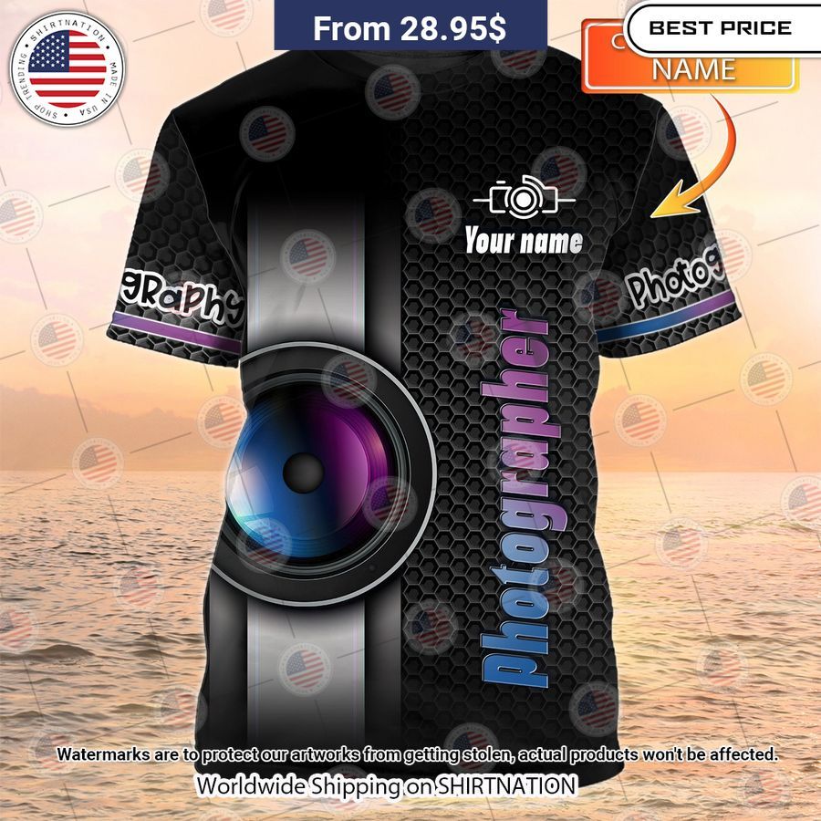 HOT Camera Photography Photographer T Shirt Handsome as usual