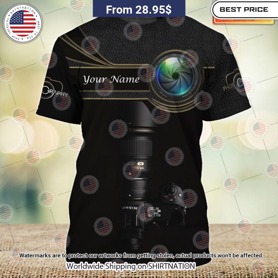 HOT Camera Photography T Shirt Hey! Your profile picture is awesome