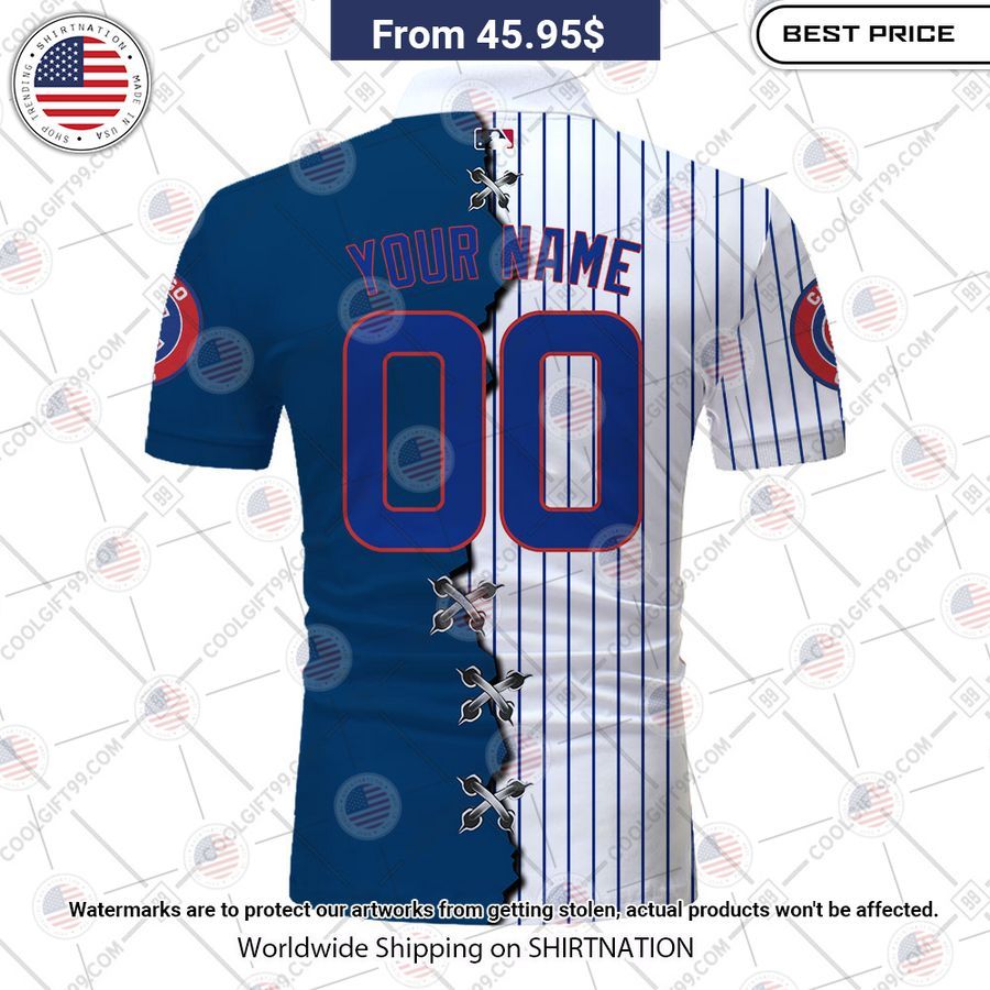 HOT Chicago Cubs Mix Home Away Jersey Polo Shirt You look so healthy and fit
