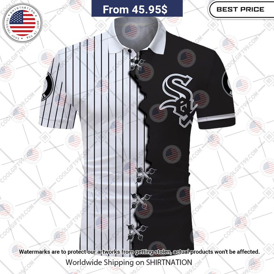 HOT Chicago White Sox Mix Home Away Jersey Polo Shirt Best couple on earth