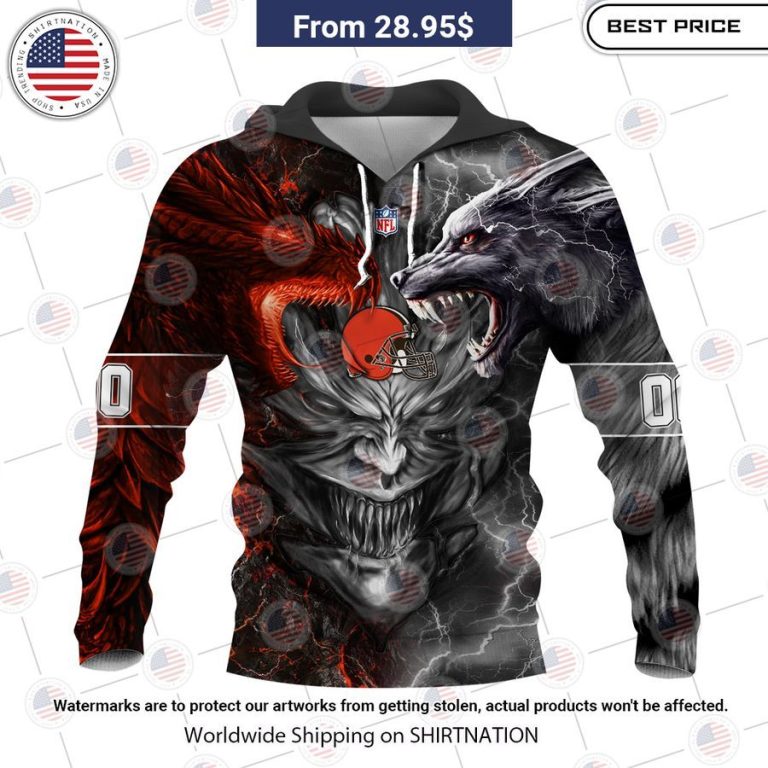 hot cleveland browns demon face wolf dragon shirt 3 482.jpg