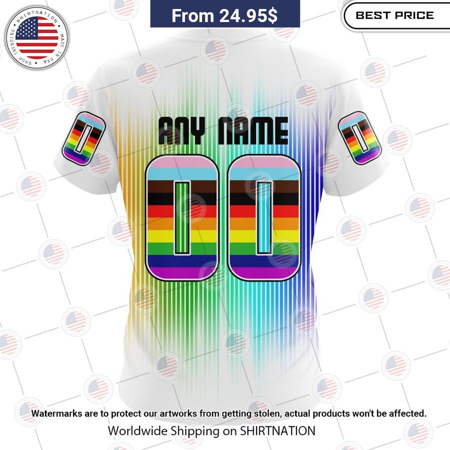 HOT Columbus Blue Jackets Design For Pride Month Hoodie Pic of the century