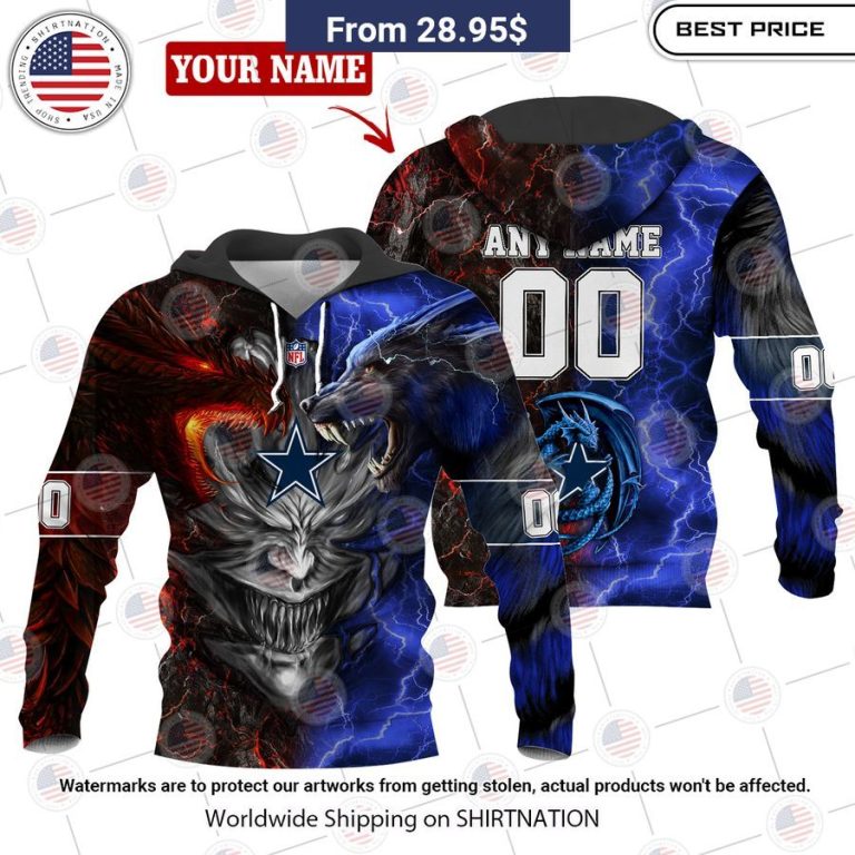 hot dallas cowboys demon face wolf dragon shirt 3 881.jpg